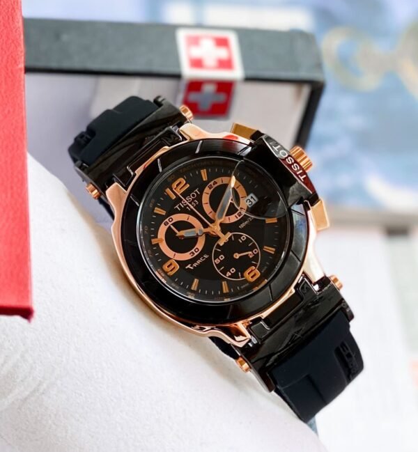 *Feel the need for sophisticated speed when you accelerate your style with Tissot T race basic edition