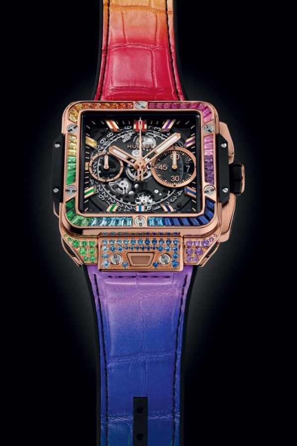 Hublot Square Bang Unico King Gold Rainbow